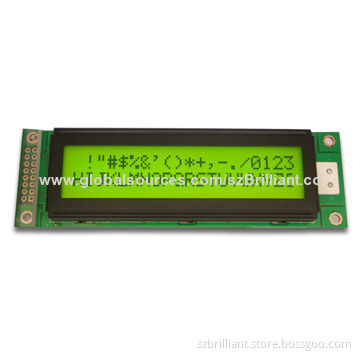 20 x 2 STN Characters LCD Module with LED Backlight, Serial Interface, Wide Temperature, 3V/5V, COB